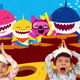 Ilustración para el artículo titulado La ciencia detrás de Baby Shark, la canción que tanto niños como adultos acaben tarareándola sin pensar
